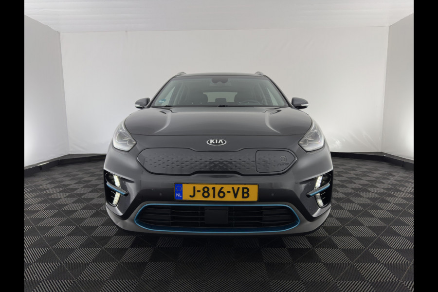 Kia e-Niro ExecutiveLine 64 kWh (3-Fase) {SOH-100%) (INCL-BTW) *AUT | LUXURY-LEATHER | FULL-LED | NAVI-FULLMAP | ADAPTIVE-CRUISE | CAMERA | MEMORY-PACK | LANE-ASSIST | KEYLESS | DIGI-COCKPIT | 17"ALU*