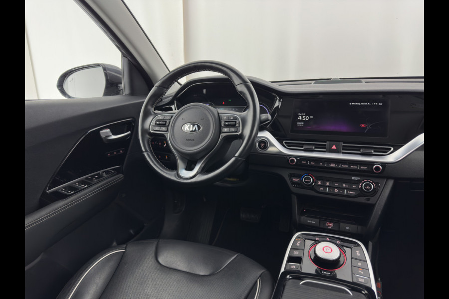 Kia e-Niro ExecutiveLine 64 kWh (3-Fase) {SOH-100%) (INCL-BTW) *AUT | LUXURY-LEATHER | FULL-LED | NAVI-FULLMAP | ADAPTIVE-CRUISE | CAMERA | MEMORY-PACK | LANE-ASSIST | KEYLESS | DIGI-COCKPIT | 17"ALU*