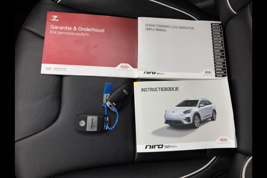 Kia e-Niro ExecutiveLine 64 kWh (3-Fase) {SOH-100%) (INCL-BTW) *AUT | LUXURY-LEATHER | FULL-LED | NAVI-FULLMAP | ADAPTIVE-CRUISE | CAMERA | MEMORY-PACK | LANE-ASSIST | KEYLESS | DIGI-COCKPIT | 17"ALU*