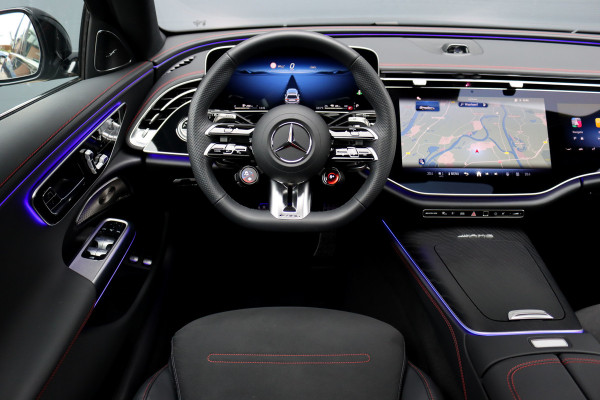 Mercedes-Benz E-Klasse Estate AMG 53 4MATIC+ | 585pk | MBUX Hyperscreen | Achterasbesturing | Distronic | Memory | Burmester | Digital Light | Trekhaak | Surround Camera | AMG-Nightpakket | Augmented Reality |