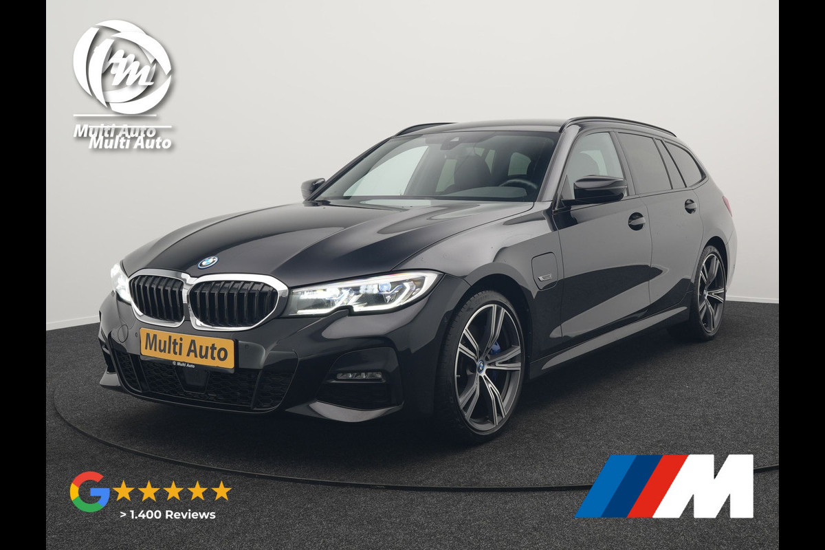 BMW 3 Serie Touring 330e M Sport Plug In Hybrid 292pk Dealer O.H PHEV | Trekhaak Af Fabriek | Adaptive Onderstel | Adaptive Cruise | Laser LED | Sportstoelen Verwarmd | Sfeerverlichting | Apple Carplay | Camera | Virtual | Navigatie | DAB |