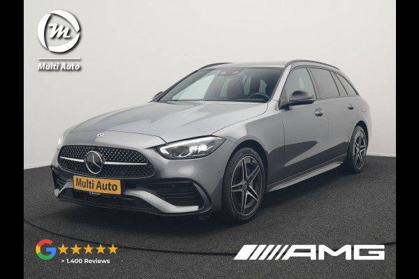 Mercedes-Benz C-Klasse Estate 300 e AMG Line NIEUW MODEL Plug In Hybrid 313pk Dealer O.H PHEV | Adaptive Cruise | Camera | Alcantara Sportstoelen Verwarmd | Sfeerverlichting | Virtual | Blis | Navigatie | DAB |