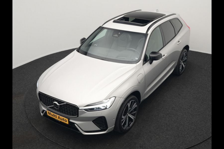 Volvo XC60 T6 AWD R-Design Plug In Hybrid 350pk LONG RANGE Dealer O.H. PHEV | Luchtvering | Trekhaak Af Fabriek | Panodak | Head Up | Adaptive Cruise | 360 Camera | Lederen Sportstoelen Massage & Ventilatie & Memory | Google Assistent | Apple Carplay | 21"L.M |