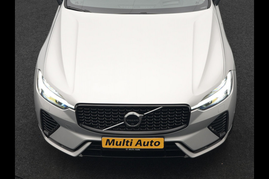Volvo XC60 T6 AWD R-Design Plug In Hybrid 350pk LONG RANGE Dealer O.H. PHEV | Luchtvering | Trekhaak Af Fabriek | Panodak | Head Up | Adaptive Cruise | 360 Camera | Lederen Sportstoelen Massage & Ventilatie & Memory | Google Assistent | Apple Carplay | 21"L.M |
