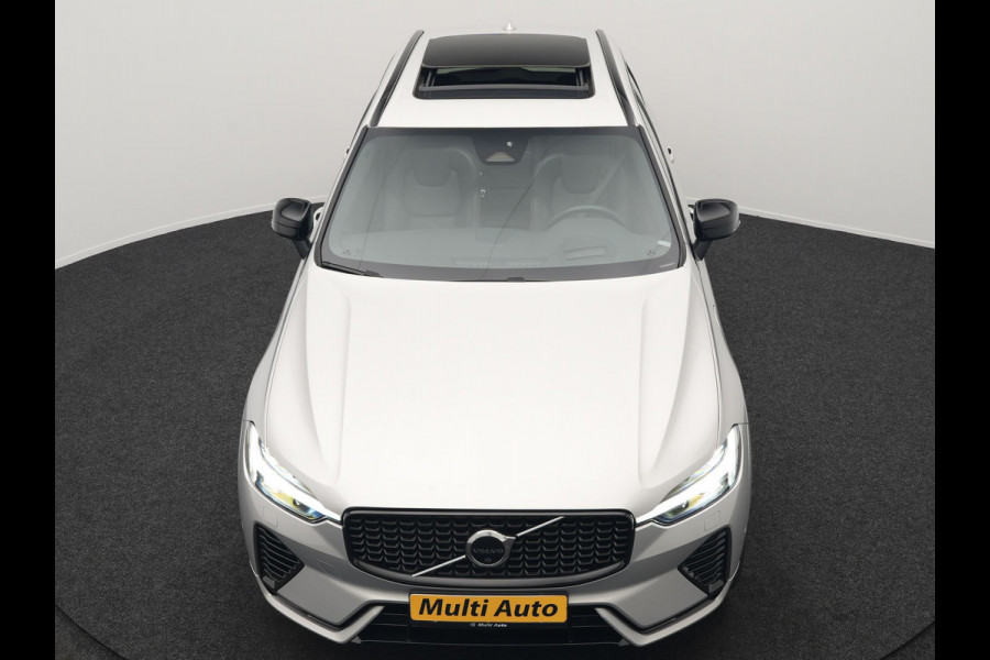 Volvo XC60 T6 AWD R-Design Plug In Hybrid 350pk LONG RANGE Dealer O.H. PHEV | Luchtvering | Trekhaak Af Fabriek | Panodak | Head Up | Adaptive Cruise | 360 Camera | Lederen Sportstoelen Massage & Ventilatie & Memory | Google Assistent | Apple Carplay | 21"L.M |
