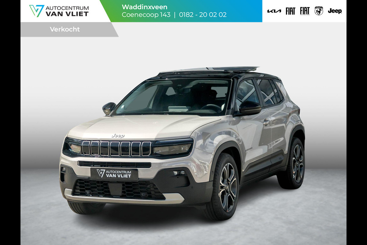 Jeep Avenger Summit 54 kWh | Uit voorraad leverbaar | 17%  Bijtelling | Schuif/Kanteldak | Winter Pack | Warmtepomp | Info&Convenience Pack | Full Operational Lease € 599,-