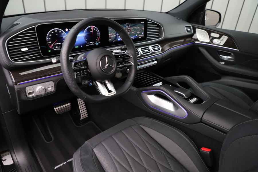 Mercedes-Benz GLE AMG 53 Hybrid 4MATIC+ | 544PK | Luchtvering | Pano | Keyles-go | Leder exclusief | Burmester | Multibeam | MBUX Tablet | Sfeerve