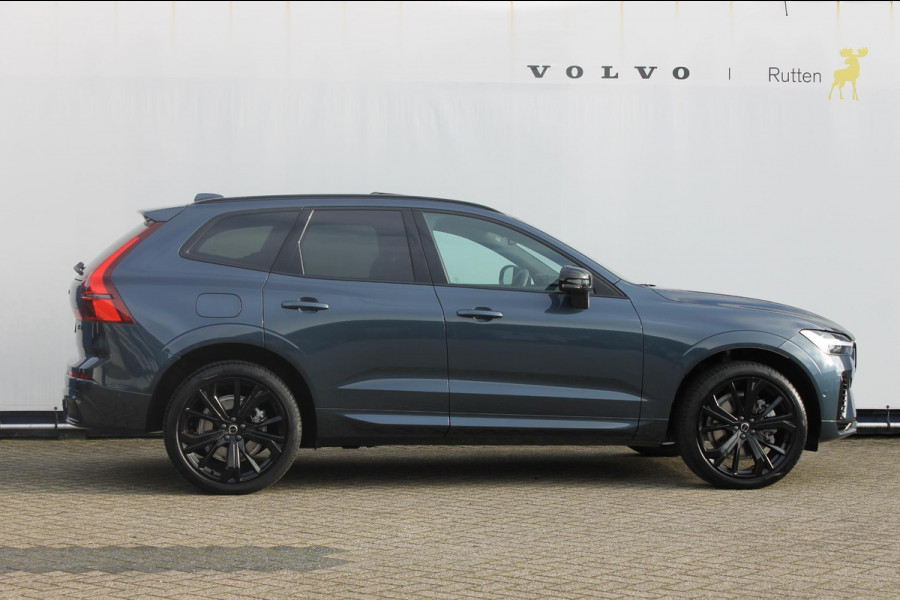 Volvo XC60 T6 350PK Autom Plug-in AWD Plus Black Edition Panoramisch schuif-kanteldak / 360 rondom zicht camera / Harman Kardon Audio / Getinte ramen vanaf de B-stijl