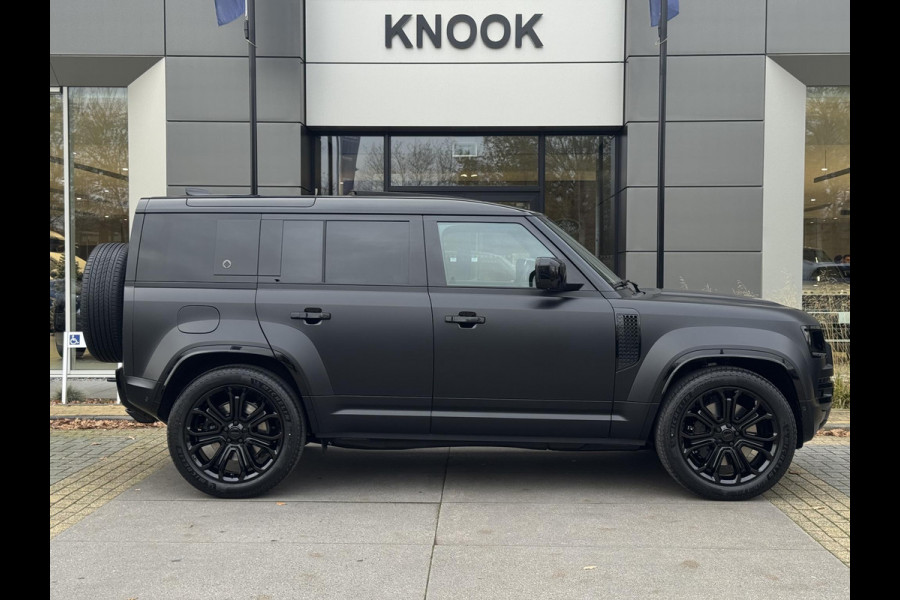 Land Rover Defender P635 110 Octa Black | Nieuw | Narvik Black | Satin