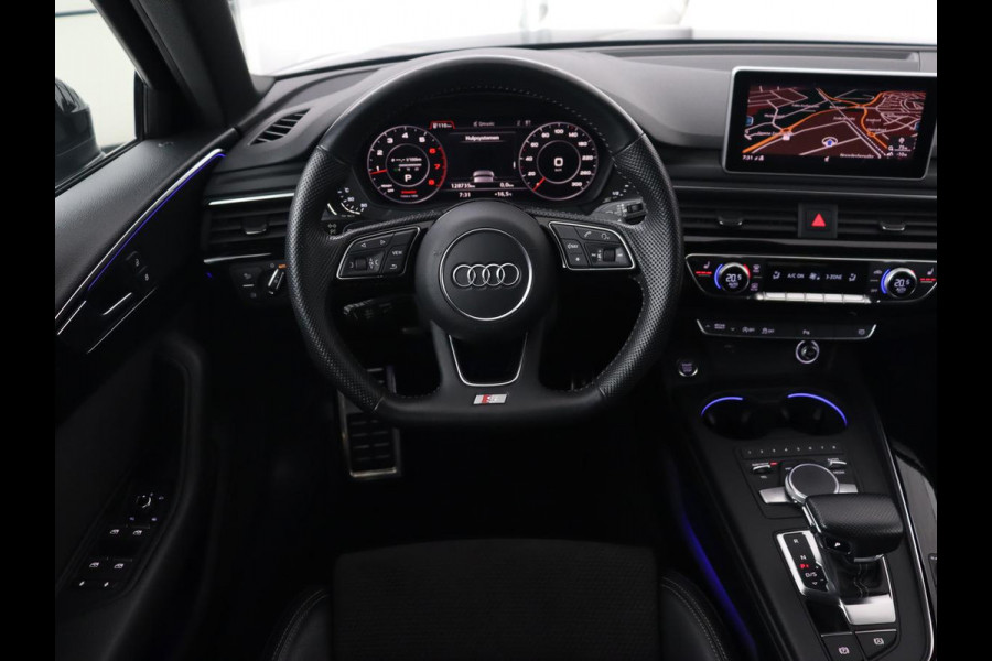 Audi A4 40 TFSI Sport S Line Black Edition | Stoelverwarming | Adaptive cruise | Keyless | Virtual Cockpit | Carplay | Half leder | Navigatie | Full LED | 19'' | Sportstoelen | Sfeerverlichting