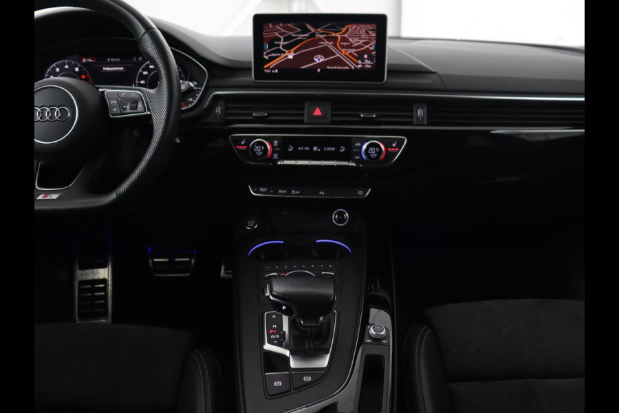Audi A4 40 TFSI Sport S Line Black Edition | Stoelverwarming | Adaptive cruise | Keyless | Virtual Cockpit | Carplay | Half leder | Navigatie | Full LED | 19'' | Sportstoelen | Sfeerverlichting