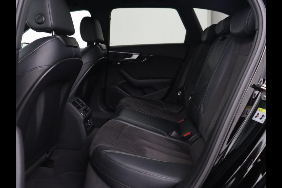 Audi A4 40 TFSI Sport S Line Black Edition | Stoelverwarming | Adaptive cruise | Keyless | Virtual Cockpit | Carplay | Half leder | Navigatie | Full LED | 19'' | Sportstoelen | Sfeerverlichting