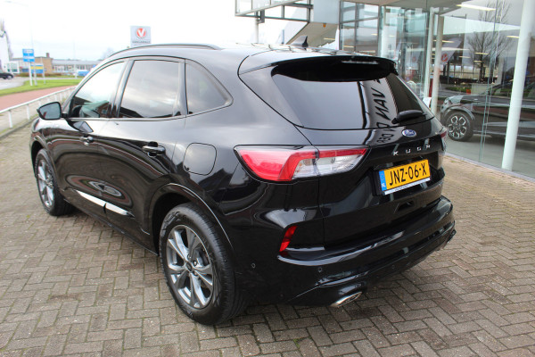 Ford Kuga 2.5-225pk Plug-in Hybrid ST-Line X. Hybride rijden voor een reële prijs ! Adaptive Cruise Control, Stoel- en voorraamverwarming, Climate Control, Metallic lak, Camera v+a, Elektr. achterklep, Side- en lane assist etc.