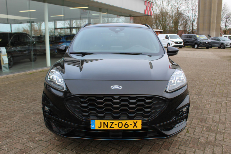 Ford Kuga 2.5-225pk Plug-in Hybrid ST-Line X. Hybride rijden voor een reële prijs ! Adaptive Cruise Control, Stoel- en voorraamverwarming, Climate Control, Metallic lak, Camera v+a, Elektr. achterklep, Side- en lane assist etc.