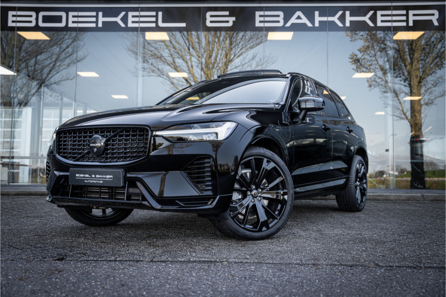 Volvo XC60 2.0 T6 Plug-in hybrid AWD Ultimate Black Edition ** Trekhaak ** Ventilatie ** Panodak ** B&W ** 12-2024!!