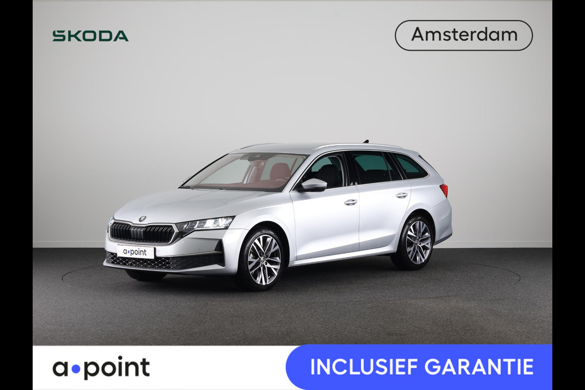 Škoda Octavia Combi 1.5 TSI MHEV Business Edition Plus 115 pk Automaat (DSG) | Verlengde garantie | Navigatie | Parkeersensoren | Achteruitrijcamera | Adaptieve cruise control | Stoelverwarming |
