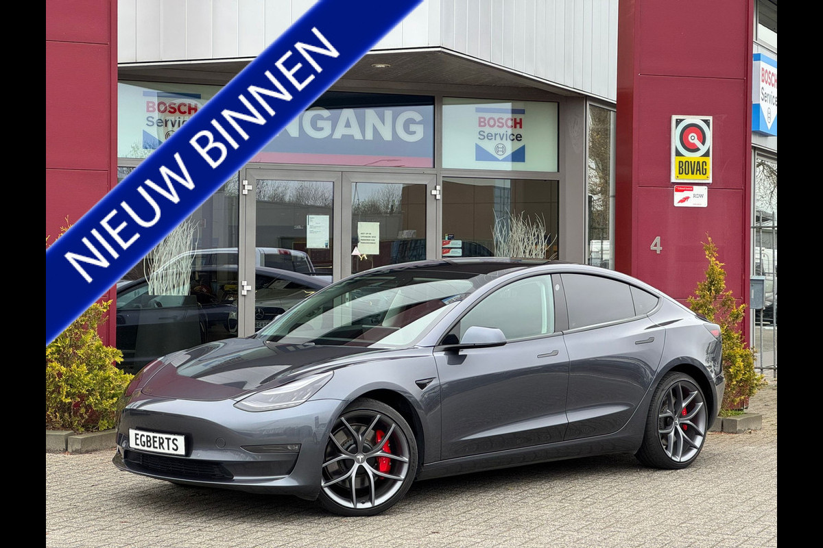 Tesla Model 3 Performance AWD Dual | BTW auto | Tijdelijke Black friday deal, nu van 28450.- voor 27850.-