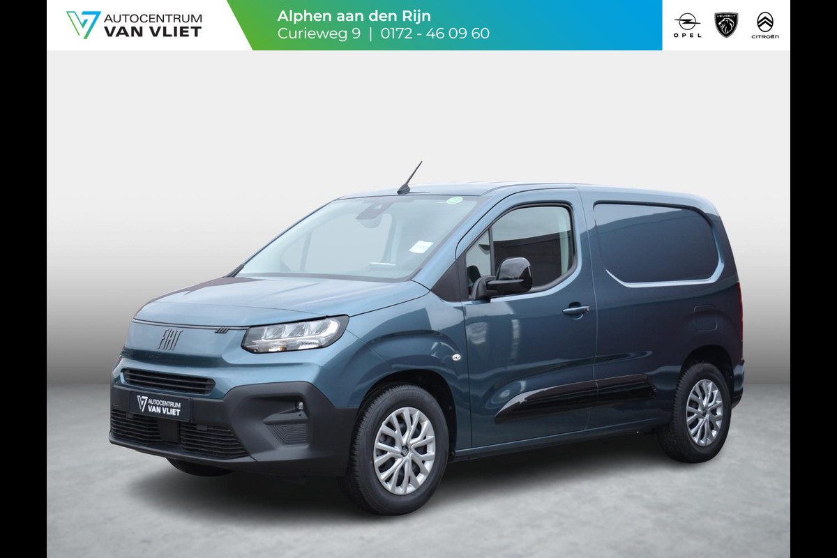 Fiat E-Doblò L1 50 kWh | 3-zitplaatsen | navigatie incl. Apple Carplay | Exterieur Pakket | Pakket Comfort | Pakket Drive Assist | Laadruimtebetimmering | Pakket Access & GO |