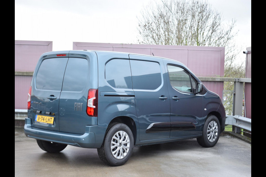 Fiat E-Doblò L1 50 kWh | 3-zitplaatsen | navigatie incl. Apple Carplay | Exterieur Pakket | Pakket Comfort | Pakket Drive Assist | Laadruimtebetimmering | Pakket Access & GO |