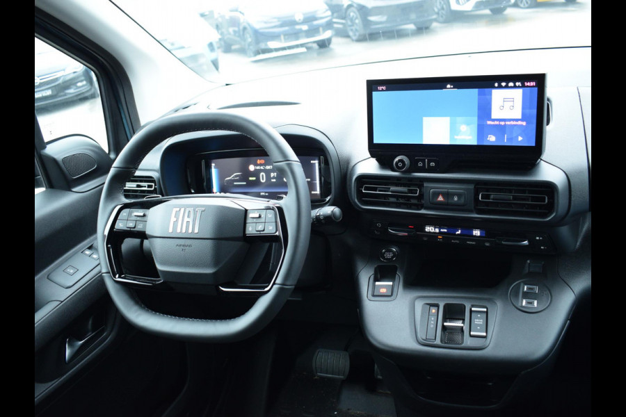 Fiat E-Doblò L1 50 kWh | 3-zitplaatsen | navigatie incl. Apple Carplay | Exterieur Pakket | Pakket Comfort | Pakket Drive Assist | Laadruimtebetimmering | Pakket Access & GO |