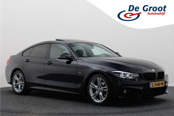 BMW 4 Serie Gran Coupé 418i Executive Edition M Sport Leer, Schuif-/Kanteldak, Head-Up, Camera, Navigatie, PDC