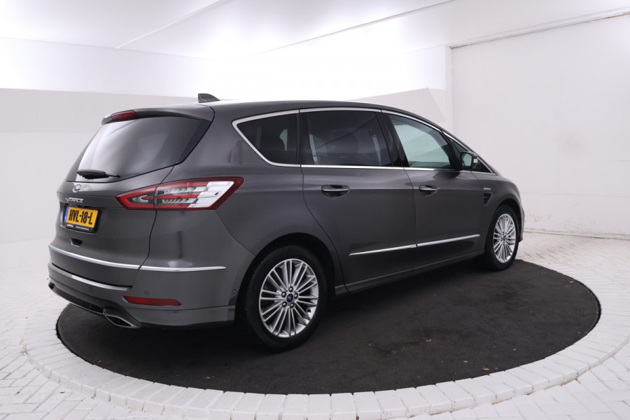 Ford S-Max 2.0 TDCi Vignale 190pk, 7 Pers, panorama, Automaat, Leer, Alle opties.