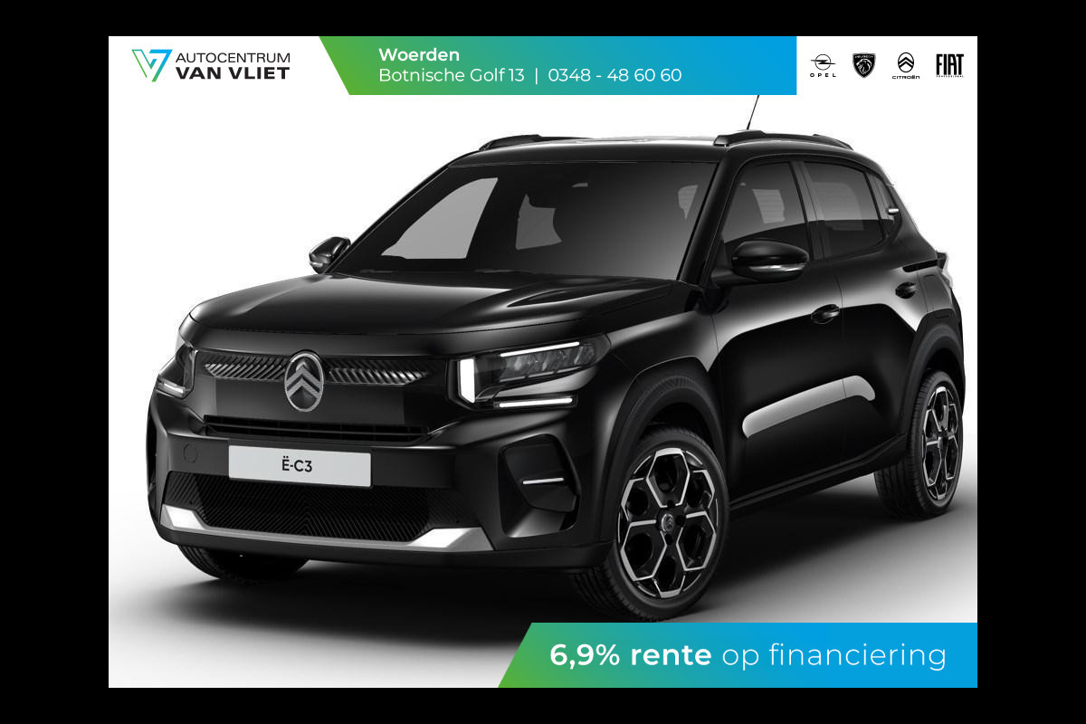 Citroën ë-C3 Max 113pk 44 kWh | Boordlader 11kW - 3 fasen |