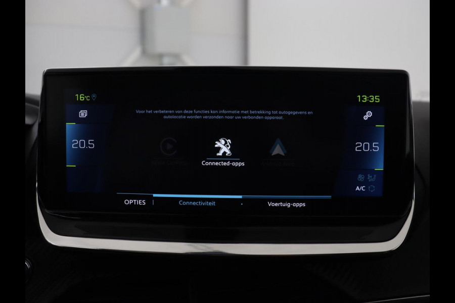 Peugeot e-208 EV Allure 50 kWh | Camera | Carplay | Half leder | Keyless | Navigatie | Full LED | Parkeerhulp | DAB | Getint glas | Climate control | Cruise control