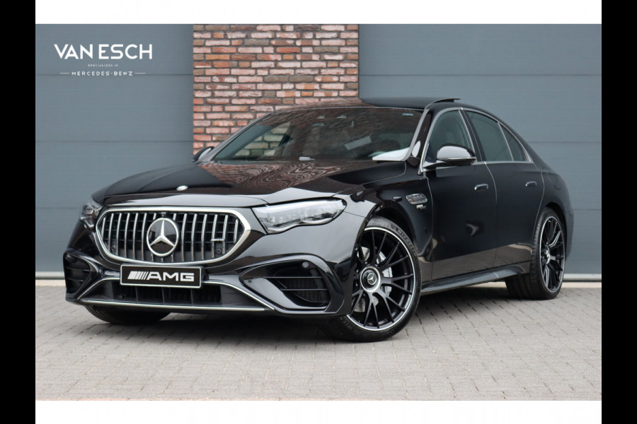 Mercedes-Benz E-Klasse AMG 53 4MATIC+ Premium+ | 585pk | Hyperscreen | Achterasbesturing | Stoelventilatie | Trekhaak | Vlakkenverwarming | Soft-Close | Burmester | Zonweringspakket | 3D-Display | HUD |