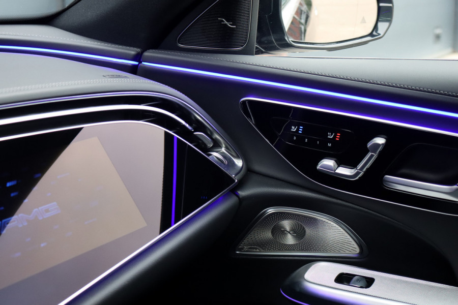 Mercedes-Benz E-Klasse AMG 53 4MATIC+ Premium+ | 585pk | Hyperscreen | Achterasbesturing | Stoelventilatie | Trekhaak | Vlakkenverwarming | Soft-Close | Burmester | Zonweringspakket | 3D-Display | HUD |