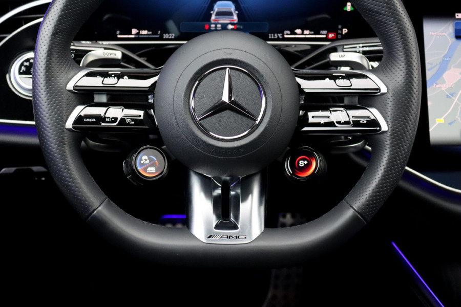 Mercedes-Benz E-Klasse AMG 53 4MATIC+ Premium+ | 585pk | Hyperscreen | Achterasbesturing | Stoelventilatie | Trekhaak | Vlakkenverwarming | Soft-Close | Burmester | Zonweringspakket | 3D-Display | HUD |