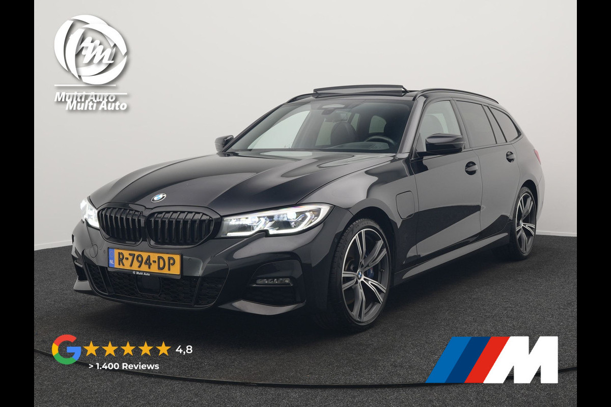 BMW 3 Serie Touring 330e M Sport Plug In Hybrid 293pk PHEV | Panodak | Adaptief Onderstel | Head Up | Adaptive Cruise | Laser LED || Camera | Alcantara Sportstoelen Memory & Verwarmd | Apple Carplay | Sfeerverlichting | Navigatie | Keyless | Bli