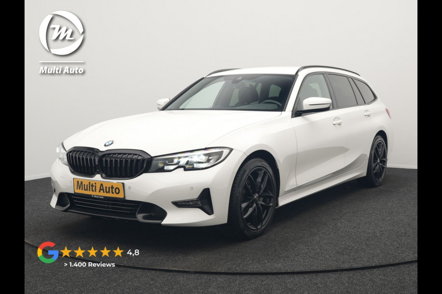 BMW 3 Serie Touring 330i Sportline 259pk Dealer O.H. | Trekhaak Af Fabriek | Lederen Sportstoelen Verwarmd | Apple Carplay | Sfeerverlichting | Cruise Control | Navigatie | Virtual | 18"L.M |