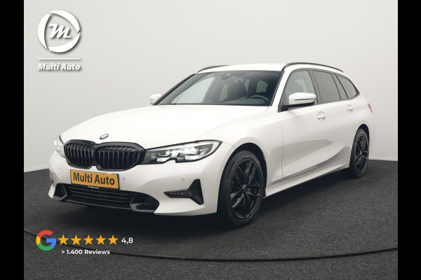 BMW 3 Serie Touring 330i Sportline 259pk Dealer O.H. | Trekhaak Af Fabriek | Lederen Sportstoelen Verwarmd | Apple Carplay | Sfeerverlichting | Cruise Control | Navigatie | Virtual | 18"L.M |