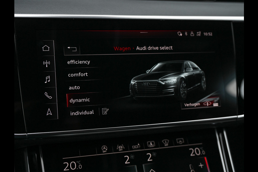 Audi A8 55 TFSI QUATTRO PRO LINE PLUS | LUCHTVERING | STANDKACHEL | VIRTUAL COCKPIT | LUCHTVERING | ADAPTIVE CRUISE | STOELVERWARMING EN