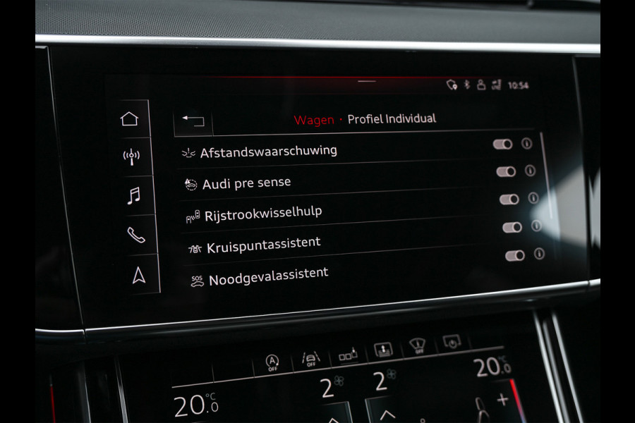 Audi A8 55 TFSI QUATTRO PRO LINE PLUS | LUCHTVERING | STANDKACHEL | VIRTUAL COCKPIT | LUCHTVERING | ADAPTIVE CRUISE | STOELVERWARMING EN
