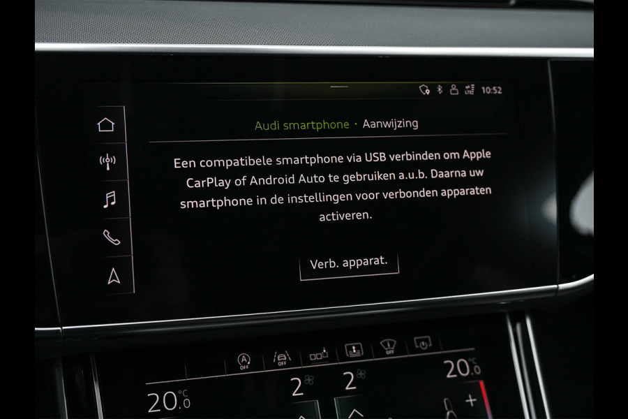 Audi A8 55 TFSI QUATTRO PRO LINE PLUS | LUCHTVERING | STANDKACHEL | VIRTUAL COCKPIT | LUCHTVERING | ADAPTIVE CRUISE | STOELVERWARMING EN