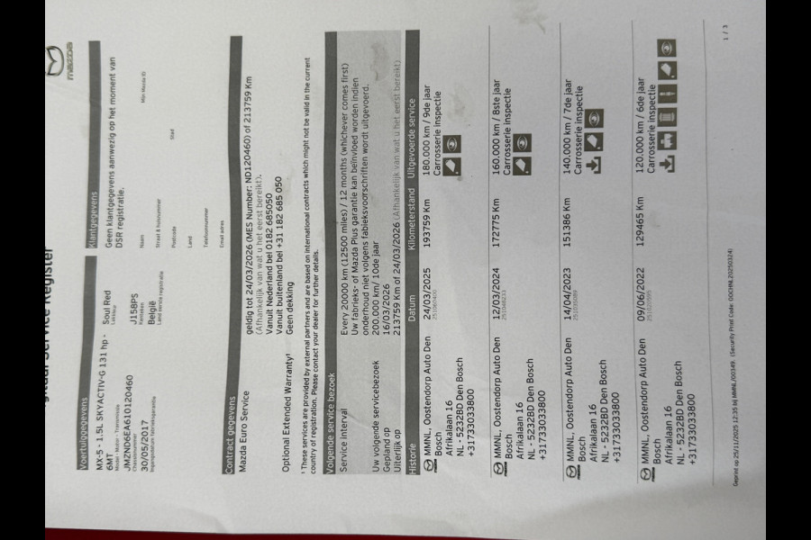 Mazda MX-5 1.5 SkyActiv-G 131 S | Aero Pakket | Leder | Stoelverwarming | Dealonderhouden