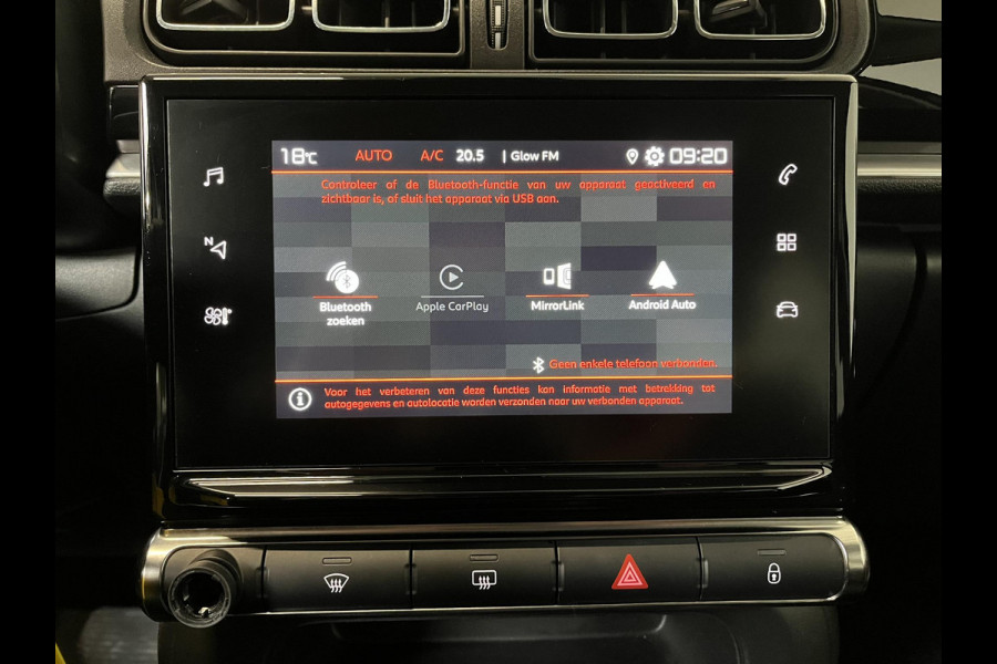 Citroën C3 1.2 PureTech Max Automaat  Airco Navigatie d.m.v.Apple carplay / Android Auto Parksensoren Lichtmetalen Velgen