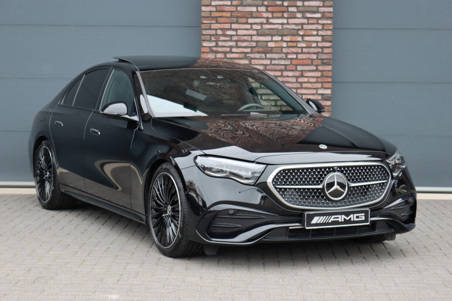 Mercedes-Benz E-Klasse 220 d AMG Line Premium+ | Hyperscreen | Distronic+ | Achterasbesturing | Luchtvering | Memory | Soft-Close |  3D-Display | Stoelventilatie | Burmester | HUD | Surround Camera |