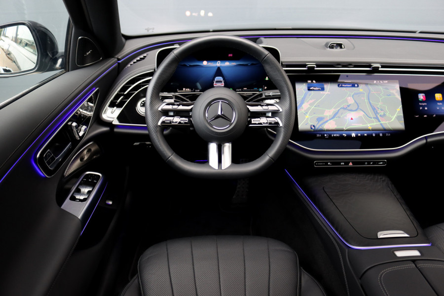 Mercedes-Benz E-Klasse 220 d AMG Line Premium+ | Hyperscreen | Distronic+ | Achterasbesturing | Luchtvering | Memory | Soft-Close |  3D-Display | Stoelventilatie | Burmester | HUD | Surround Camera |