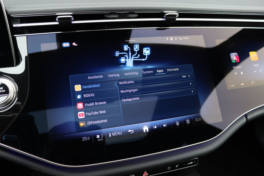Mercedes-Benz E-Klasse 220 d AMG Line Premium+ | Hyperscreen | Distronic+ | Achterasbesturing | Luchtvering | Memory | Soft-Close |  3D-Display | Stoelventilatie | Burmester | HUD | Surround Camera |