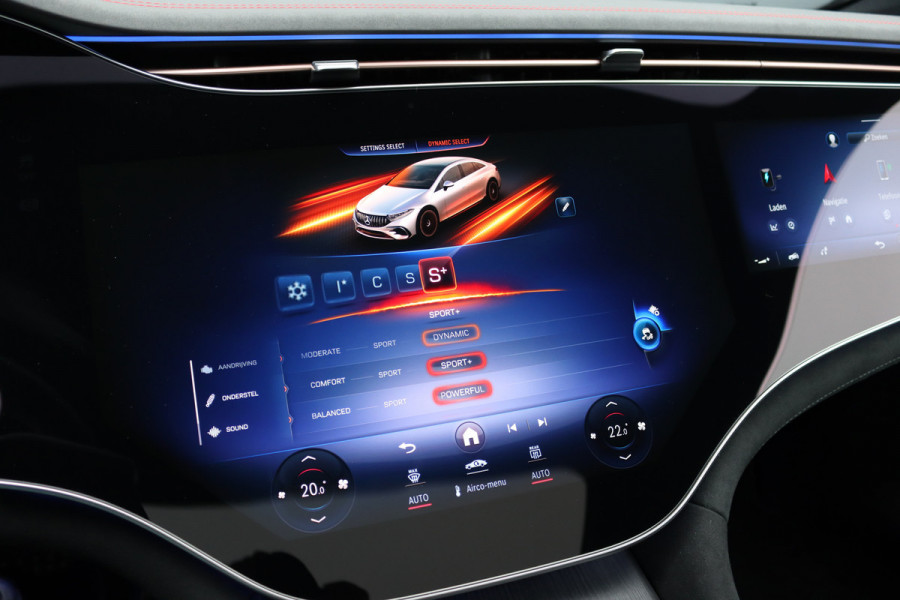 Mercedes-Benz EQS AMG 53 4MATIC+ 108 kWh | 658pk | Hyperscreen | Airmatic | Achterasbesturing | Comfortpakket Plus | MBUX Table | Distronic+ | HID | Soft-Close | Stoelventilatie V+A |