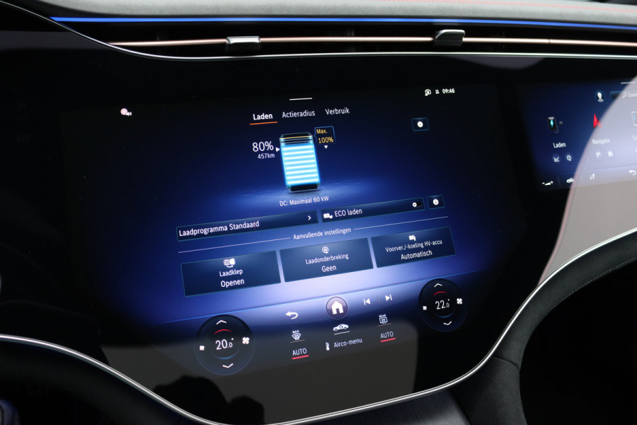 Mercedes-Benz EQS AMG 53 4MATIC+ 108 kWh | 658pk | Hyperscreen | Airmatic | Achterasbesturing | Comfortpakket Plus | MBUX Table | Distronic+ | HID | Soft-Close | Stoelventilatie V+A |