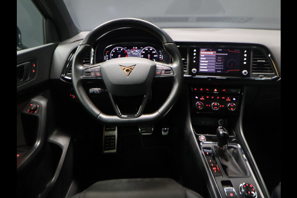 CUPRA Ateca 2.0 TSI 4DRIVE [REMUS GPF-BACK UITLAATSYSTEEM, SCHUIFKANTELDAK, TREKHAAK INKLAPBAAR, APPLE CARPLAY, ANDROID, SPORTSTOELEN, 360 CAMERA, BEATS SOUND, ADAPTIVE CRUISE, DODE HOEK DETECTIE, STOELVERWARMING, CLIM