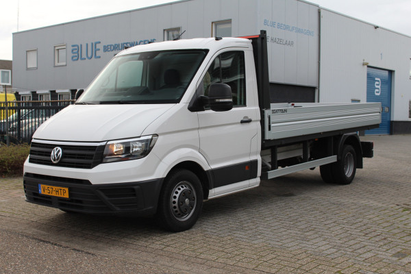 Volkswagen Crafter 50 2.0 TDI 130KW Euro6 L4 Pick-Up Open Laadbak ✓ 3,5Ton haak ✓ dubbel lucht ✓ airco