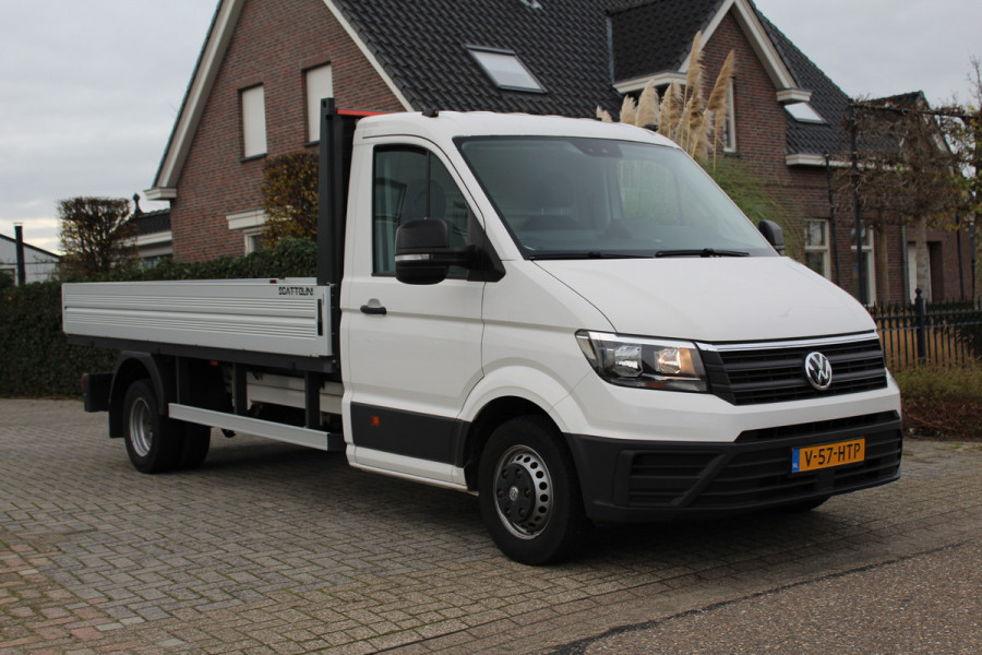 Volkswagen Crafter 50 2.0 TDI 130KW Euro6 L4 Pick-Up Open Laadbak ✓ 3,5Ton haak ✓ dubbel lucht ✓ airco