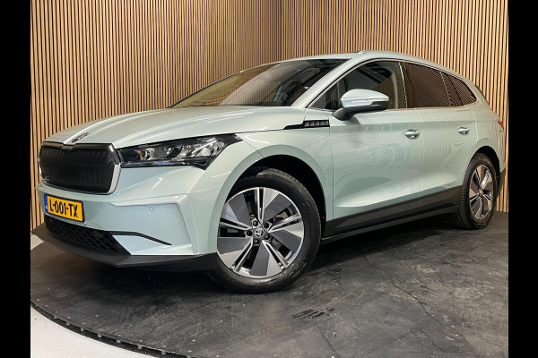 Škoda ENYAQ iV 80|93% SOH|LEDER|PANO|HEAD-UP|ACC|TREKHAAK|ELEK.INTER|STUUR+STOELVERW V+A|CAMERA|CARPLAY|CLIMATE+CRUISE CONTROL|NL|