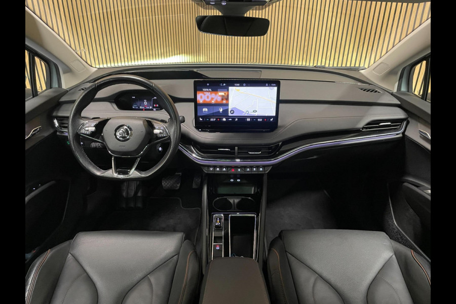 Škoda ENYAQ iV 80|93% SOH|LEDER|PANO|HEAD-UP|ACC|TREKHAAK|ELEK.INTER|STUUR+STOELVERW V+A|CAMERA|CARPLAY|CLIMATE+CRUISE CONTROL|NL|