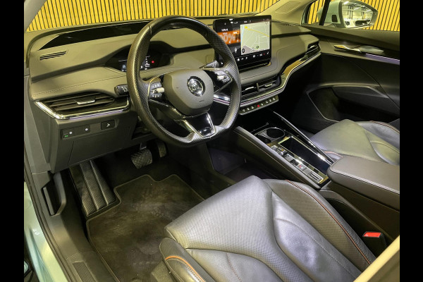 Škoda ENYAQ iV 80|93% SOH|LEDER|PANO|HEAD-UP|ACC|TREKHAAK|ELEK.INTER|STUUR+STOELVERW V+A|CAMERA|CARPLAY|CLIMATE+CRUISE CONTROL|NL|